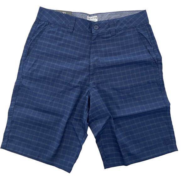 Hang Ten Mens 11" Stretch WalkShorts 1271241 Walk Short Blue Size 32 - Picture 2 of 6